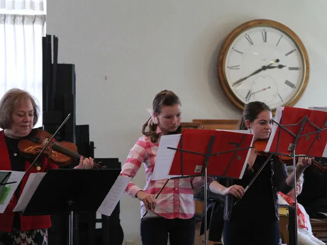 Quartet of women performs a musical waltz as part of the cultural summer event